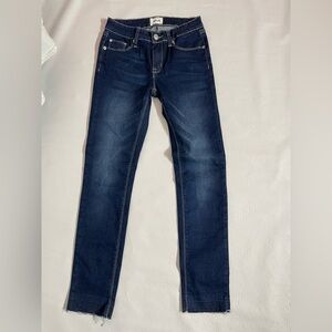 Hudson Jeans Dark Blue Kids Straight Leg Bottoms size 14 but runs size 10